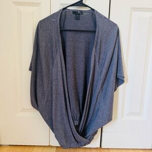 Gray Draped Cardigan Size S/M